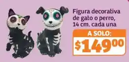 Soriana Híper Figura decorativa de gato o perro oferta