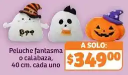 Soriana Híper Peluche fantasma o calabaza oferta