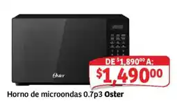 Soriana Mercado Oster horno de microondas 0.7p3 oferta