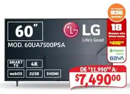 Soriana Mercado LG TV 60" oferta