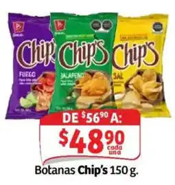 Soriana Mercado Botanas Chip's oferta