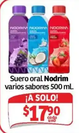 Soriana Mercado Nodrim suero oral varios sabores oferta