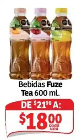 Soriana Mercado Bebidas Fuze Tea oferta