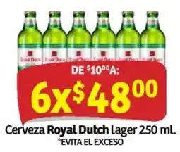 Soriana Mercado Cerveza Royal Dutch lager oferta