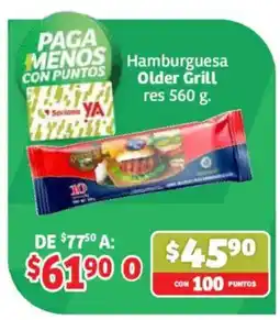 Soriana Mercado Hamburguesa Older Grill oferta