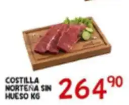 Alsuper Costilla Norteña Sin Hueso Kg oferta