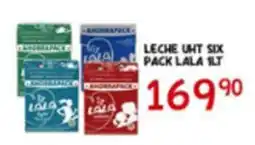 Alsuper leche uht six pack lala 1lt oferta