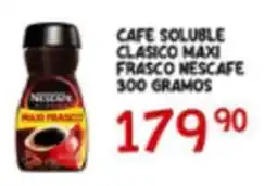 Alsuper nescafe cafe soluble clasico maxi frasco oferta