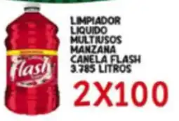 Alsuper Flash limpiador liquido multiusos manzana canela oferta