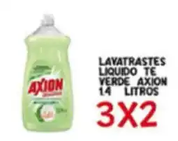 Alsuper Axion lavatrastes liquido te verde oferta