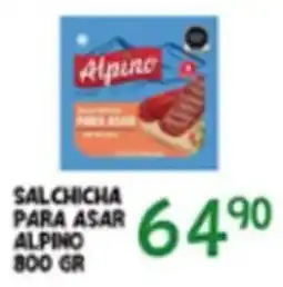Alsuper Alpino salchicha para asar oferta
