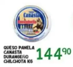 Alsuper Canasta Queso Panela Canasta Durangeno Chilchota oferta