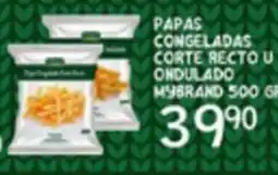 Alsuper mybrand papas congeladas corte recto u ondulado oferta
