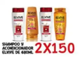 Alsuper Elvive shampoo y acondicionador oferta