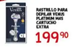 Alsuper Venus rastrillo para depilar venus platinum mas cartucho extra oferta