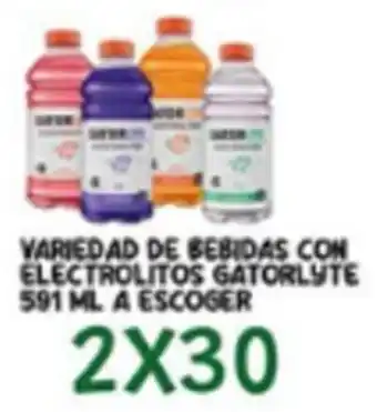 Gatorlyte variedad de bebidas con electrolitos