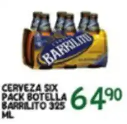 Alsuper Barrilito Cerveza Six Pack Botella oferta