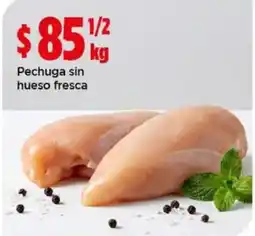 Bodega Aurrerá Pechuga sin hueso fresca oferta