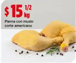 Bodega Aurrerá Pierna con muslo corte americano oferta