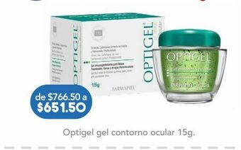 Farmacia San Pablo Optigel gel contorno ocular tarr c/15gr oferta