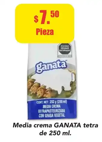 Super Aki Media Crema Ganata 250ml oferta