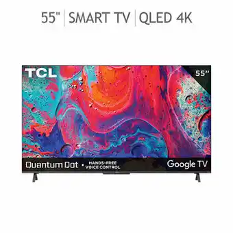 Costco TCL Pantalla 55" QLED 4K SMART TV oferta