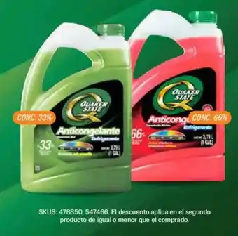 AutoZone Quaker State Anticongelante Refrigerante oferta