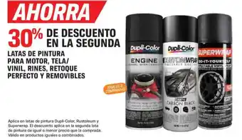 Dupli-Color latas de pintura para motor, tela/vinil, rines, retoque perfecto y removibles