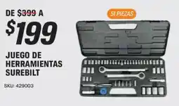 AutoZone Surebilt juego de herramientas oferta