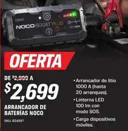 AutoZone Noco arrancador de baterías oferta