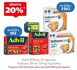 Farmacia San Pablo Advil Voltaren 24H oferta