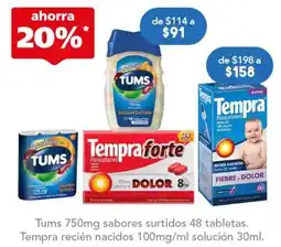 Farmacia San Pablo Tums 750mg sabores surtidos oferta