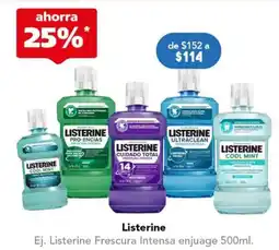 Farmacia San Pablo Listerine Frescura Intensa oferta