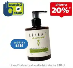 Farmacia San Pablo Linea D aceite hidratante oferta