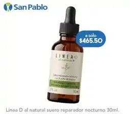 Farmacia San Pablo San Pablo Linea D al natural suero reparador nocturno oferta