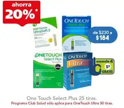 Farmacia San Pablo One touch select plus 25 tiras oferta