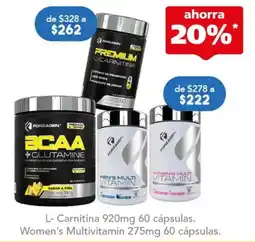 Farmacia San Pablo Forzagen L- Carnitina 920mg 60 cápsulas. Women's Multivitamin 275mg 60 cápsulas. oferta