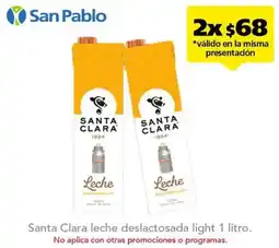 Farmacia San Pablo Santa Clara leche deslactosada light oferta