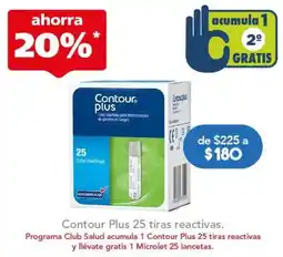 Farmacia San Pablo Contour Plus 25 tiras reactivas oferta