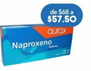 Farmacia San Pablo Naproxeno tab 250mg c/30 genvita oferta