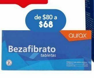 Bezafibrato tab 200mg c/30 cronix