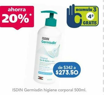 Farmacia San Pablo Isdin germisdin aloe vera btl c/500ml oferta