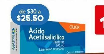 Acido acetilsal tab 100mg c/30 genvita