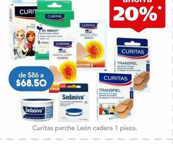 Farmacia San Pablo Curitas parche leon cadera c/1 oferta