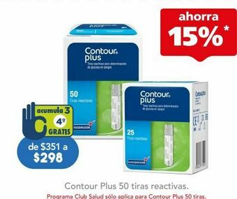 Farmacia San Pablo Contour plus tiras reactivas c/50pz oferta