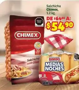 Soriana Híper Chimex - salchicha oferta
