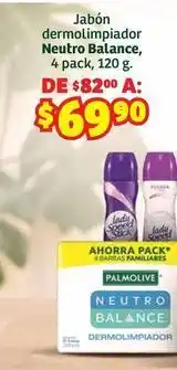 Soriana Híper Palmolive - jabón dermolimpiador neutro balance oferta