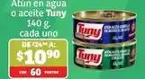 Soriana Híper Tuny - atún en agua o aceite oferta