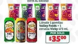 Soriana Híper Valley foods - gomitas + cerveza oferta