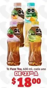 Soriana Híper Fuze tea oferta